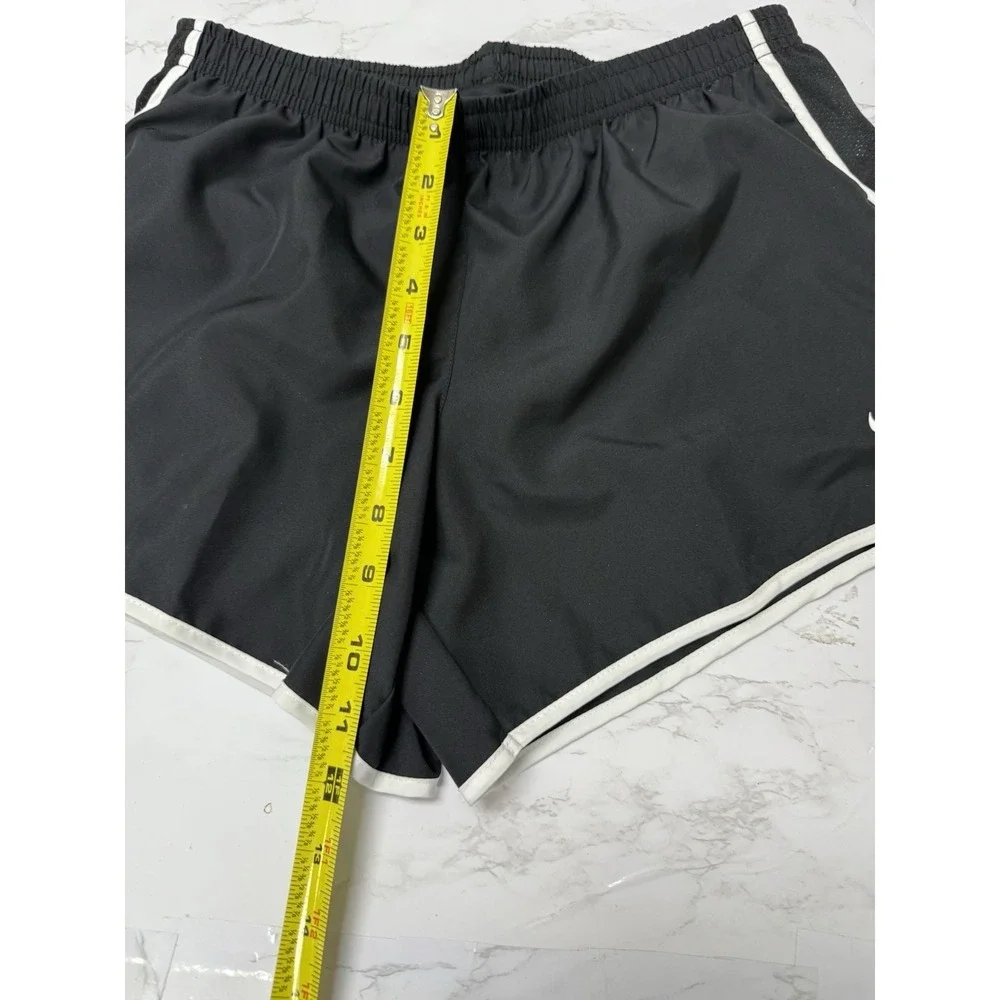 Nike Girls Dri-FIT Tempo Running Shorts Black/White Youth XL 848196-010 NWT